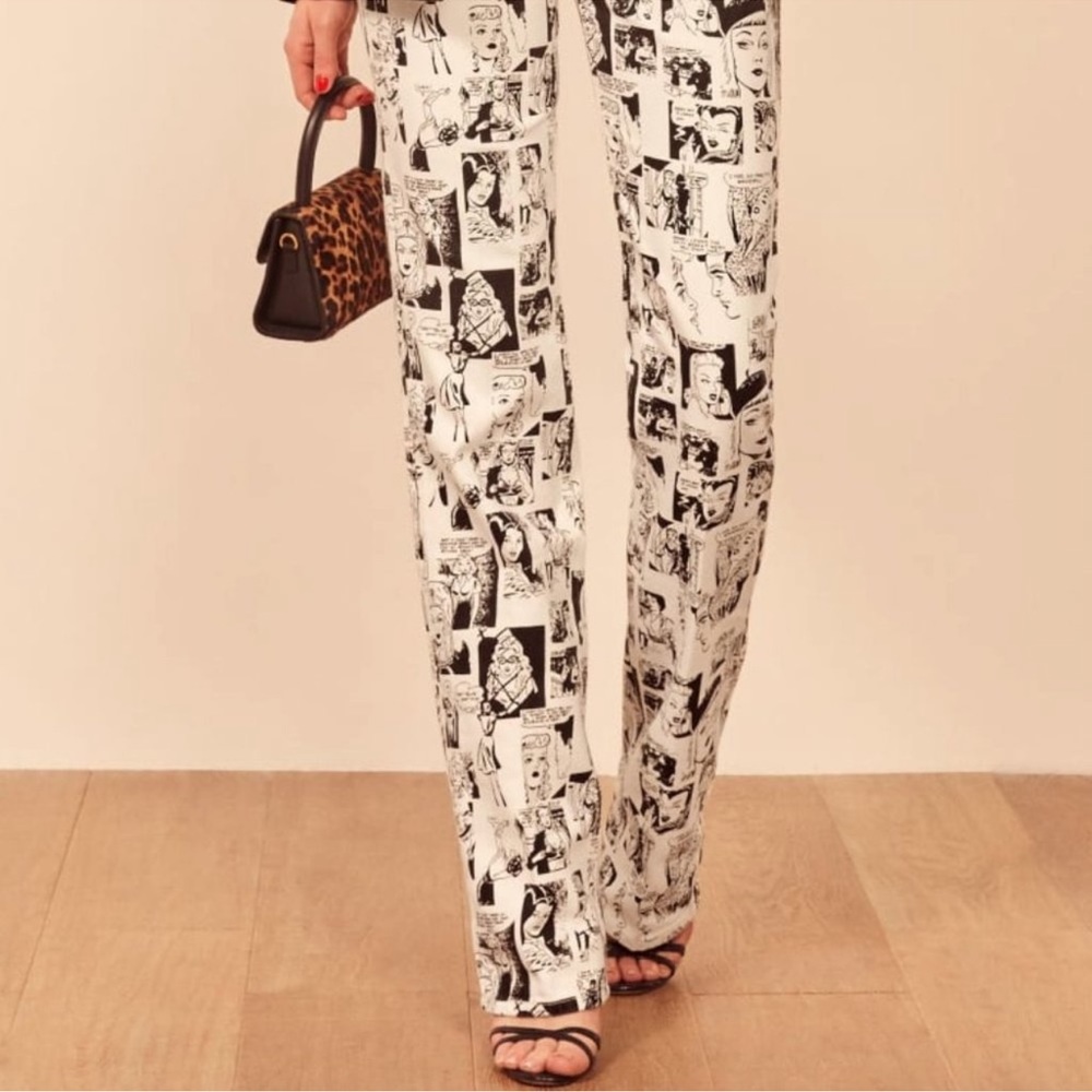 Reformation newsprint jeans —27